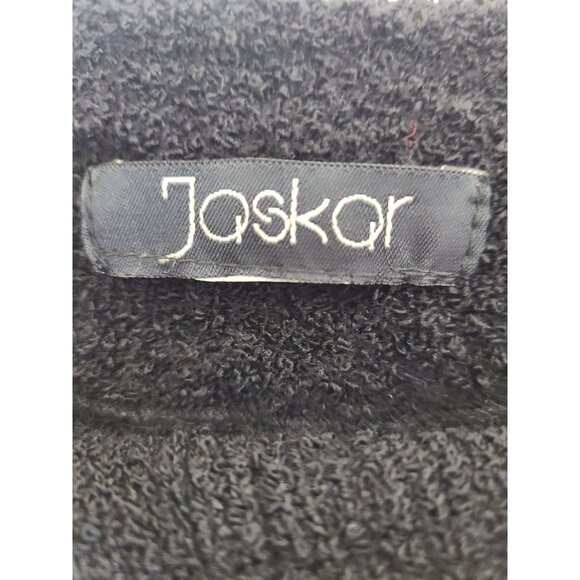 Jaskar Womens Long Sleeves Cardigan Cover up Open Front Red Black Size 16 A309 - Picture 5 of 7